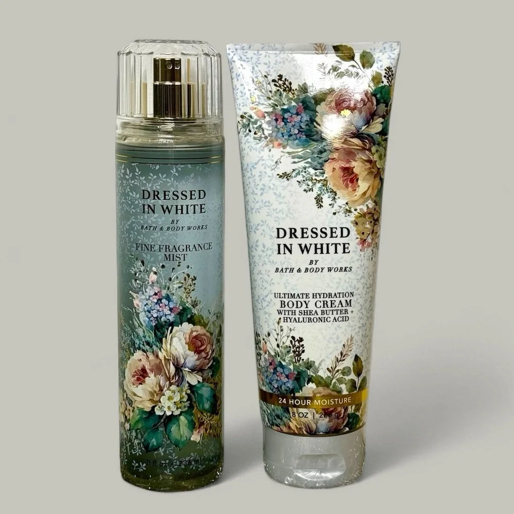 Bath and Body Works Dressed in White Wedding Gift Set Body Care NWT - Picture 1 of 4